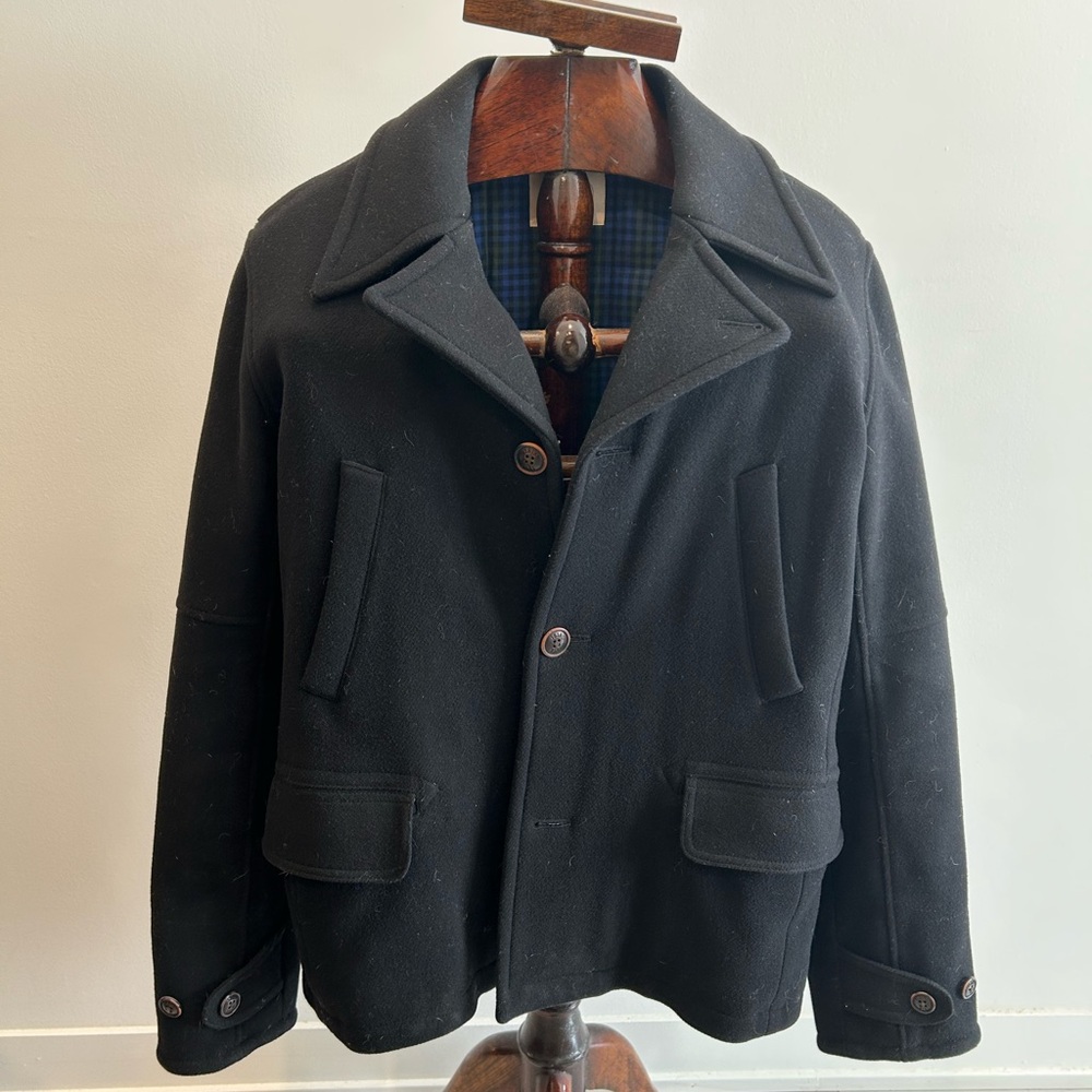 Brooks Brother Men's Black Wool Jacket
